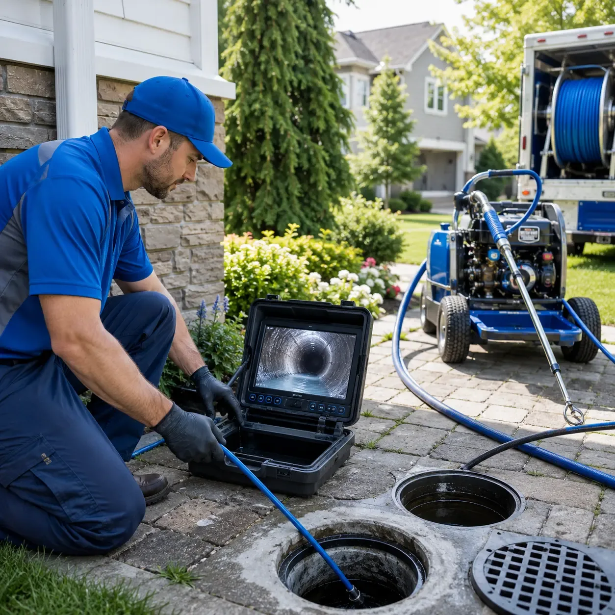 Outdoor drain cleaning professionals serving Great River, NY